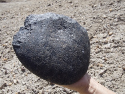A large core from the surface